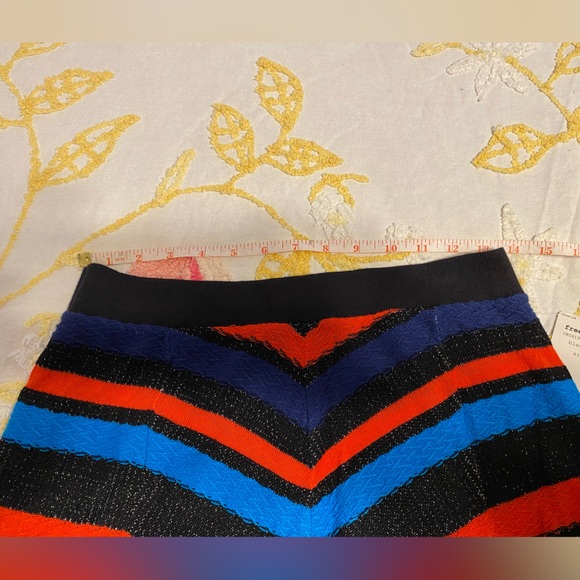 Free People Chevron Print Knit Material Skirt (NWT) - Picture 6 of 7